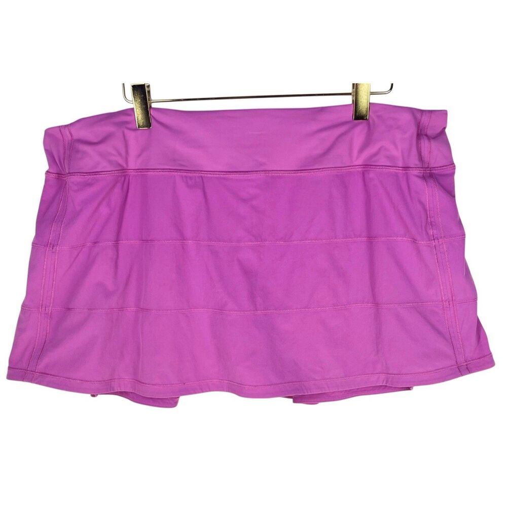 Lululemon Size 14 Skirt Skort Pace Rival Pink Golf Tennis Running Walking